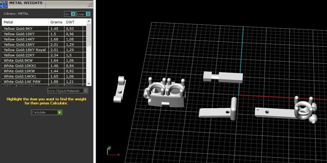 Bracelet tenis N012056 3D print model_8