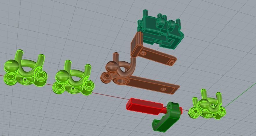 Bracelet tenis N012056 3D print model_3