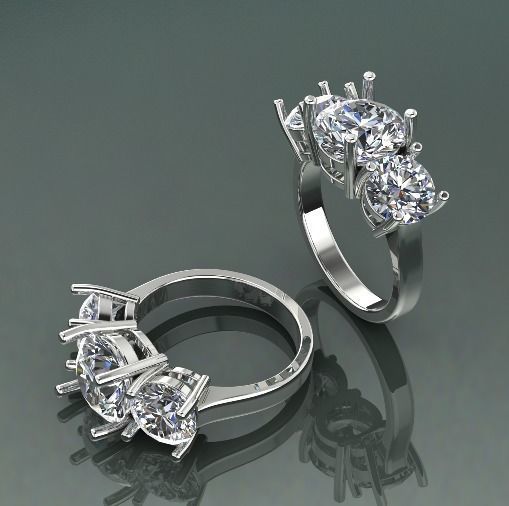 Ring N012055 3D print model_1