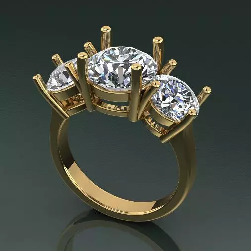 Ring N012055 3D print model_0