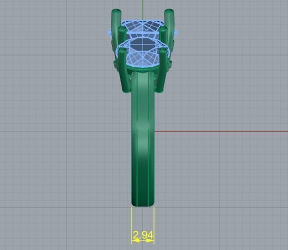 Ring N012055 3D print model_7