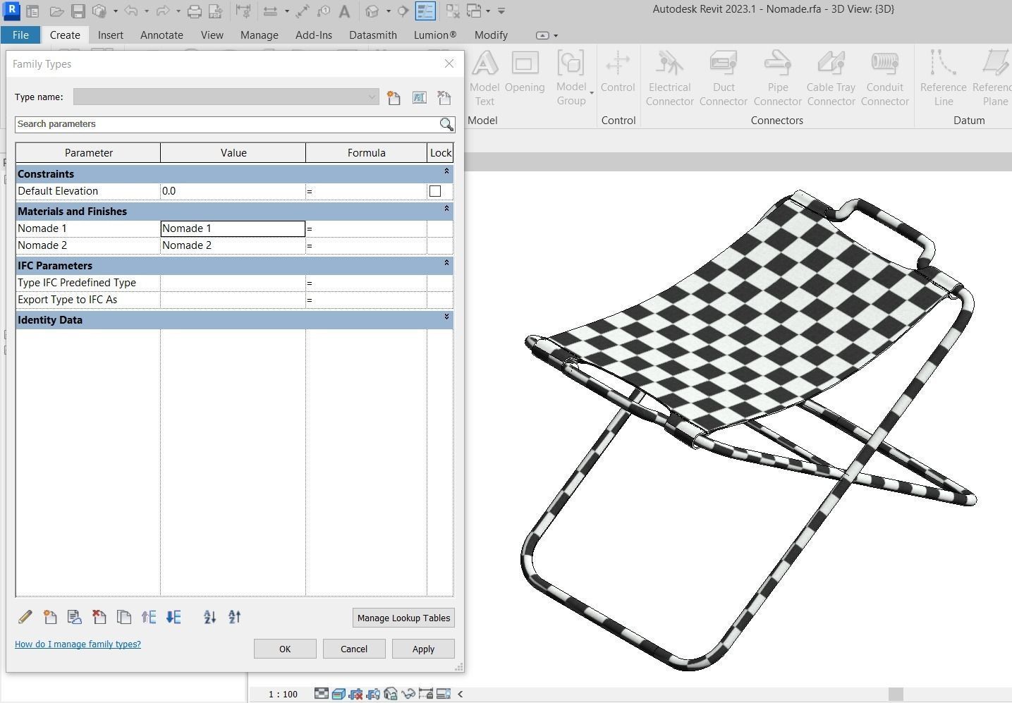 Nomade Bench by Artefacto 3D model_3