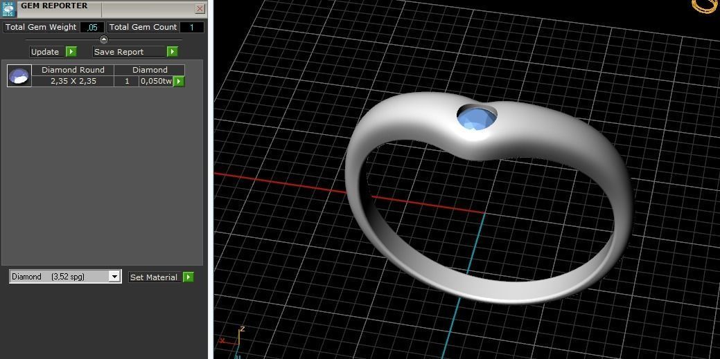 Arrow ring N012121 3D print model_9