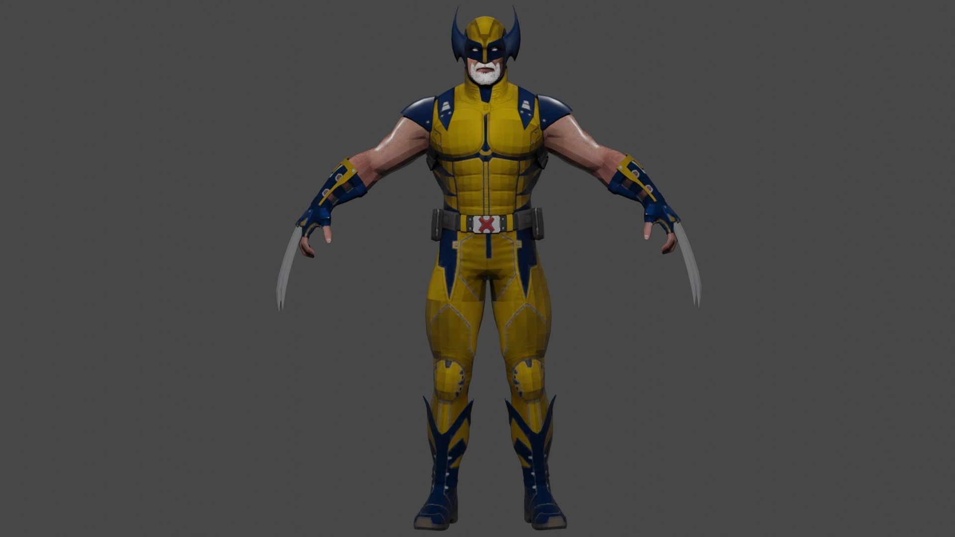 Wolverine 3d Model 3D model_2