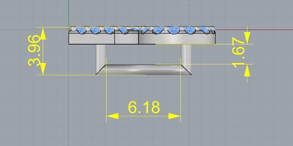 Letter R N012111 3D print model_6