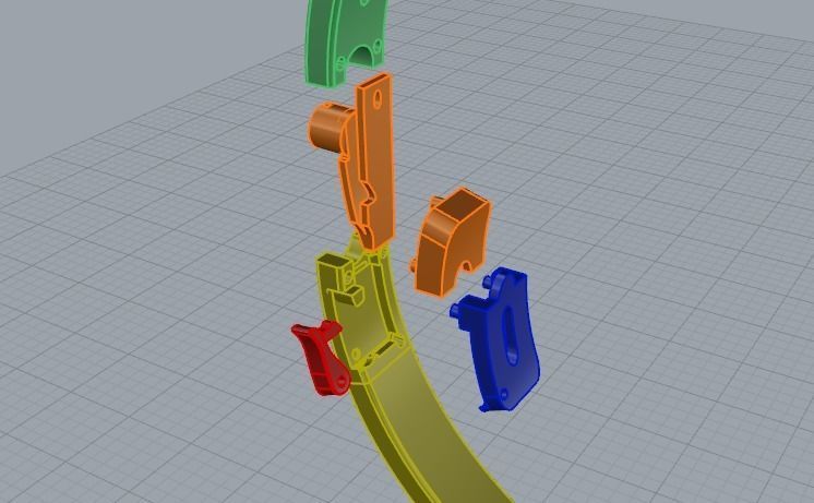 Regular bracelet Size21 N012107 3D print model_3