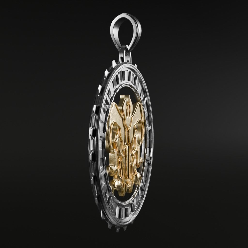 Talisman symbol - 3D printable model 3D print model_10