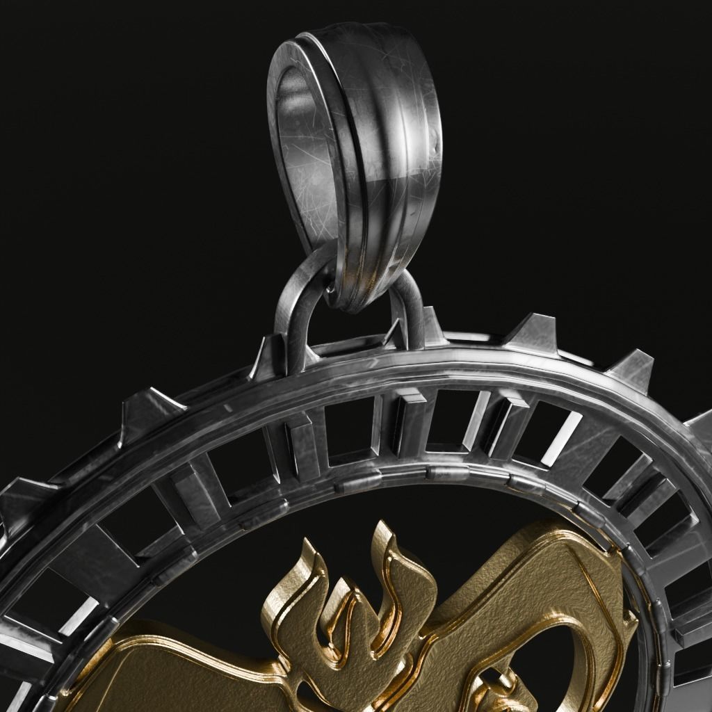 Talisman symbol - 3D printable model 3D print model_14