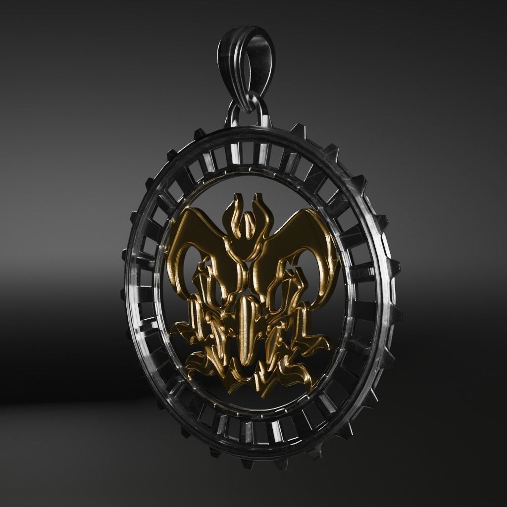 Talisman symbol - 3D printable model 3D print model_2