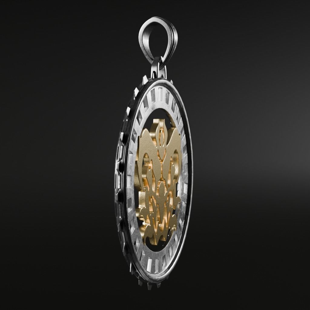 Talisman symbol - 3D printable model 3D print model_5