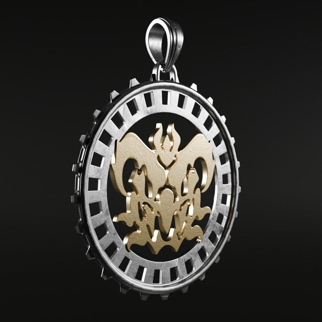 Talisman symbol - 3D printable model 3D print model_6