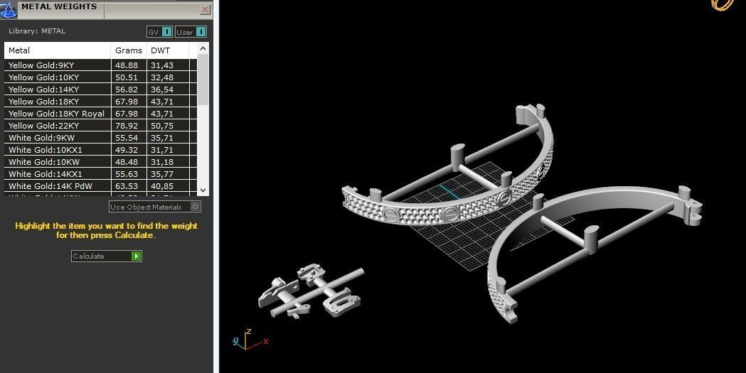 Regular bracelet Size20 N012105 3D print model_8