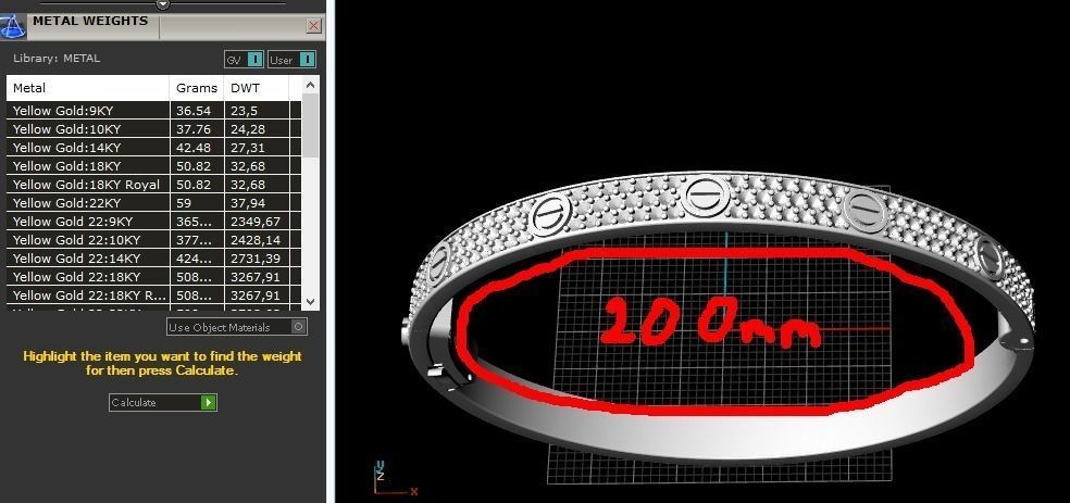 Regular bracelet Size20 N012105 3D print model_9