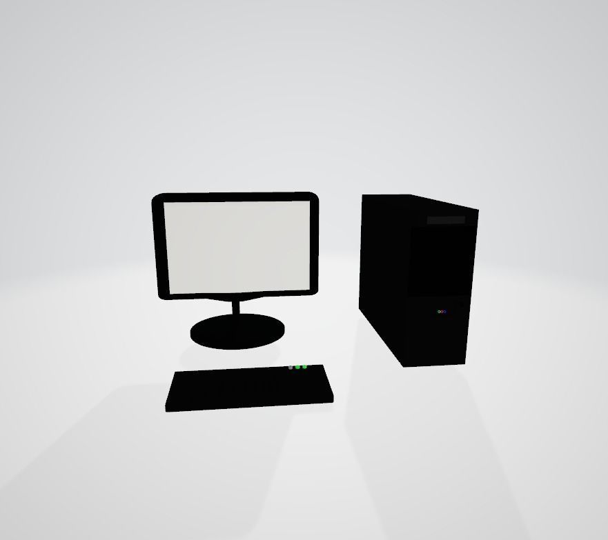 Personal computer Free 3D model_4