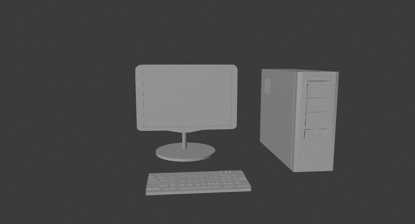 Personal computer Free 3D model_5