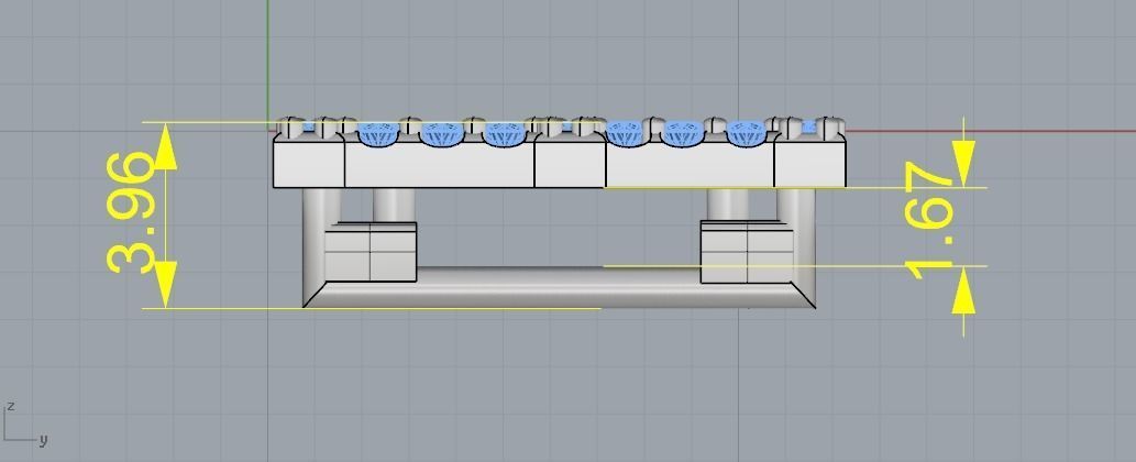 Letter E N012100 3D print model_6