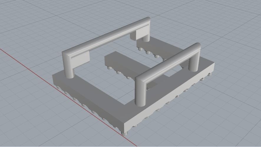 Letter E N012100 3D print model_4