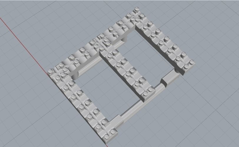 Letter E N012100 3D print model_2