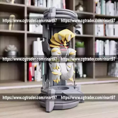 Giratina in the lab from pokemon