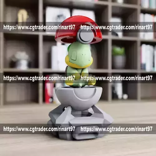 Turtwig in the lab from pokemon
