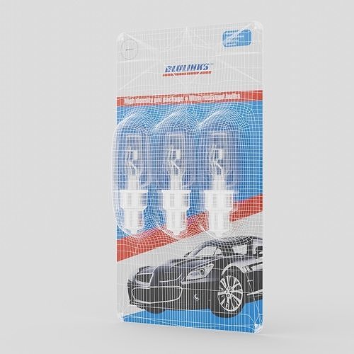 Vehicle light bulbs 3D model 6
