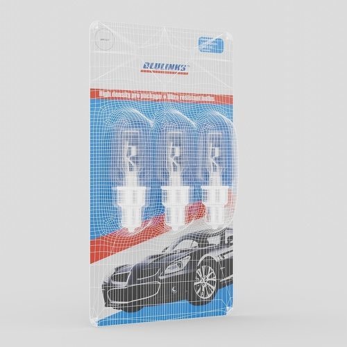Vehicle light bulbs 3D model 5