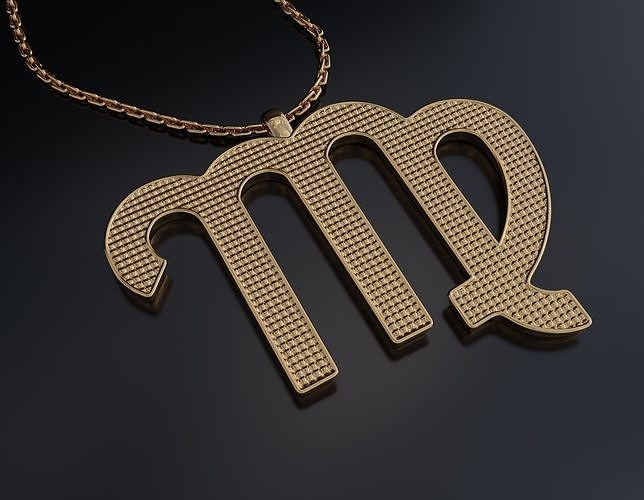 Virgo Pendant 3D print model