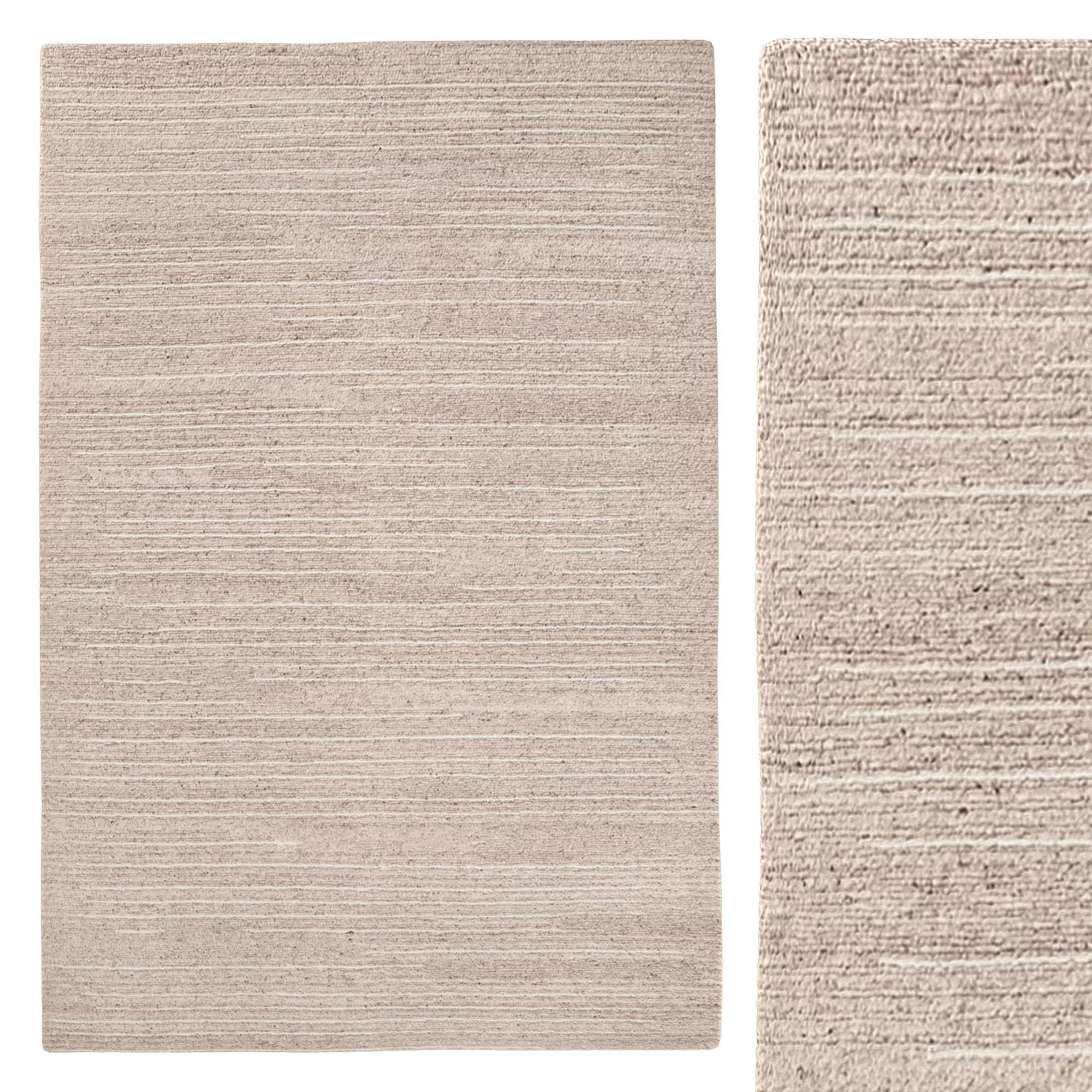 KIRAN WOOL and SILK RUG 3D model_0