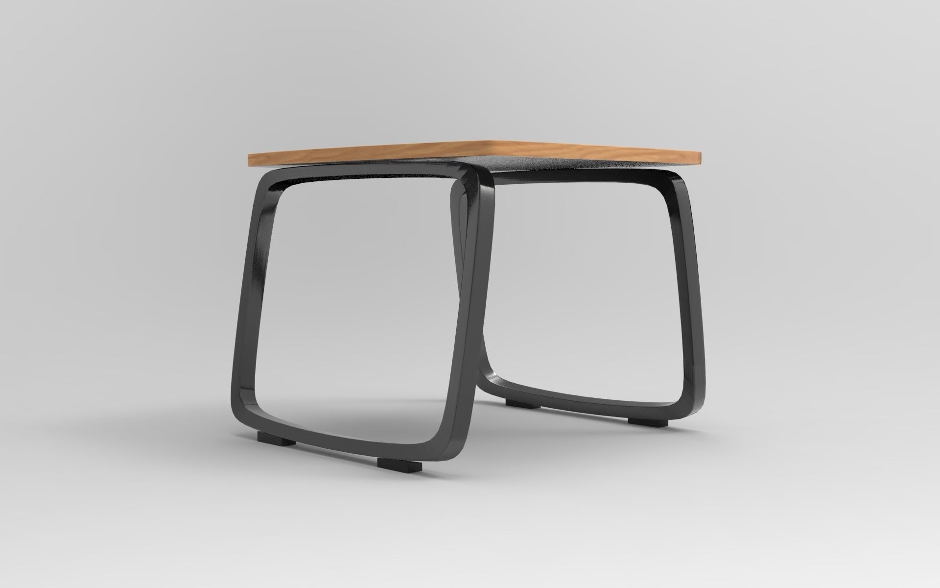 Nutr Side Table Low-poly 3D model_2