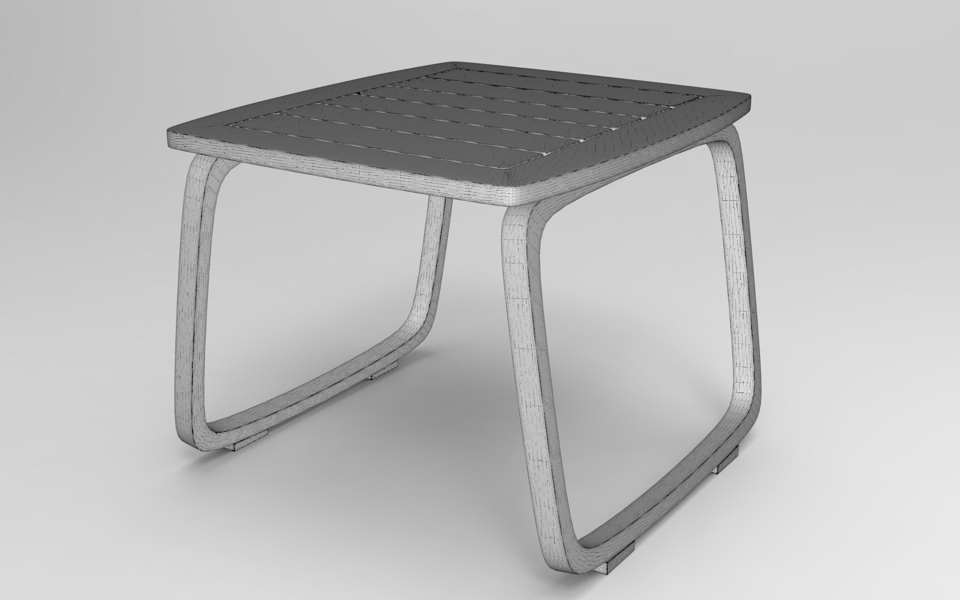 Nutr Side Table Low-poly 3D model_5