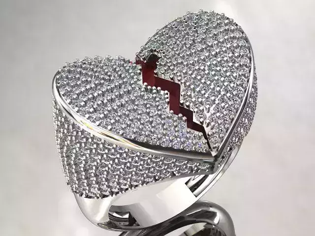 Broken Heart 3D print model