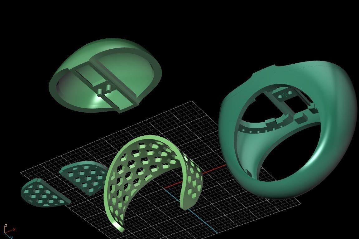 Ring Bulgari 8 3D print model_8
