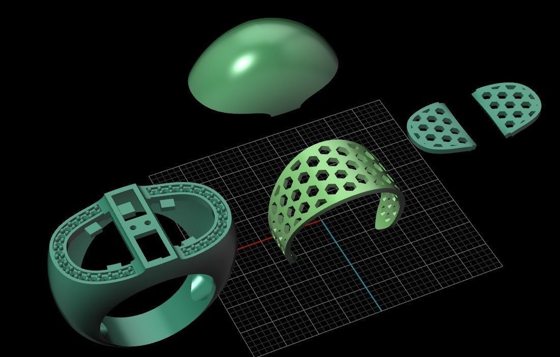 Ring Bulgari 8 3D print model_7