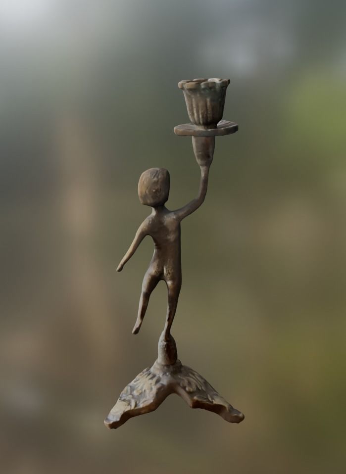 The boy Low-poly 3D model_4