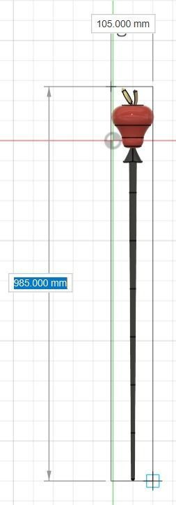 Lucifer cane Hazbin Hotel 3D print model_3