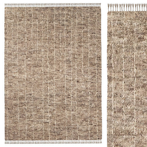 KAMI WOOL RUG B 3D model