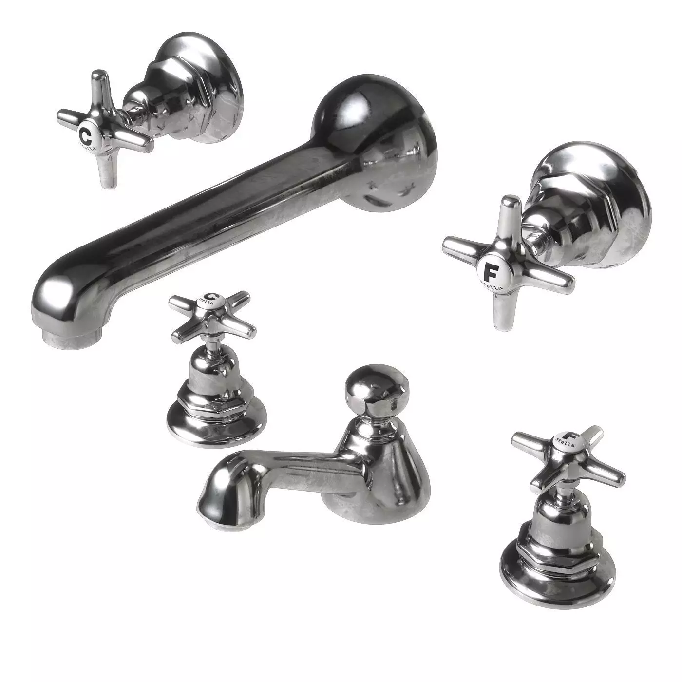 Rubinetterie Stella Italica Taps 3D model_0