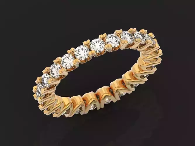 Round Cut Diamonds  Eternity Ring 1024