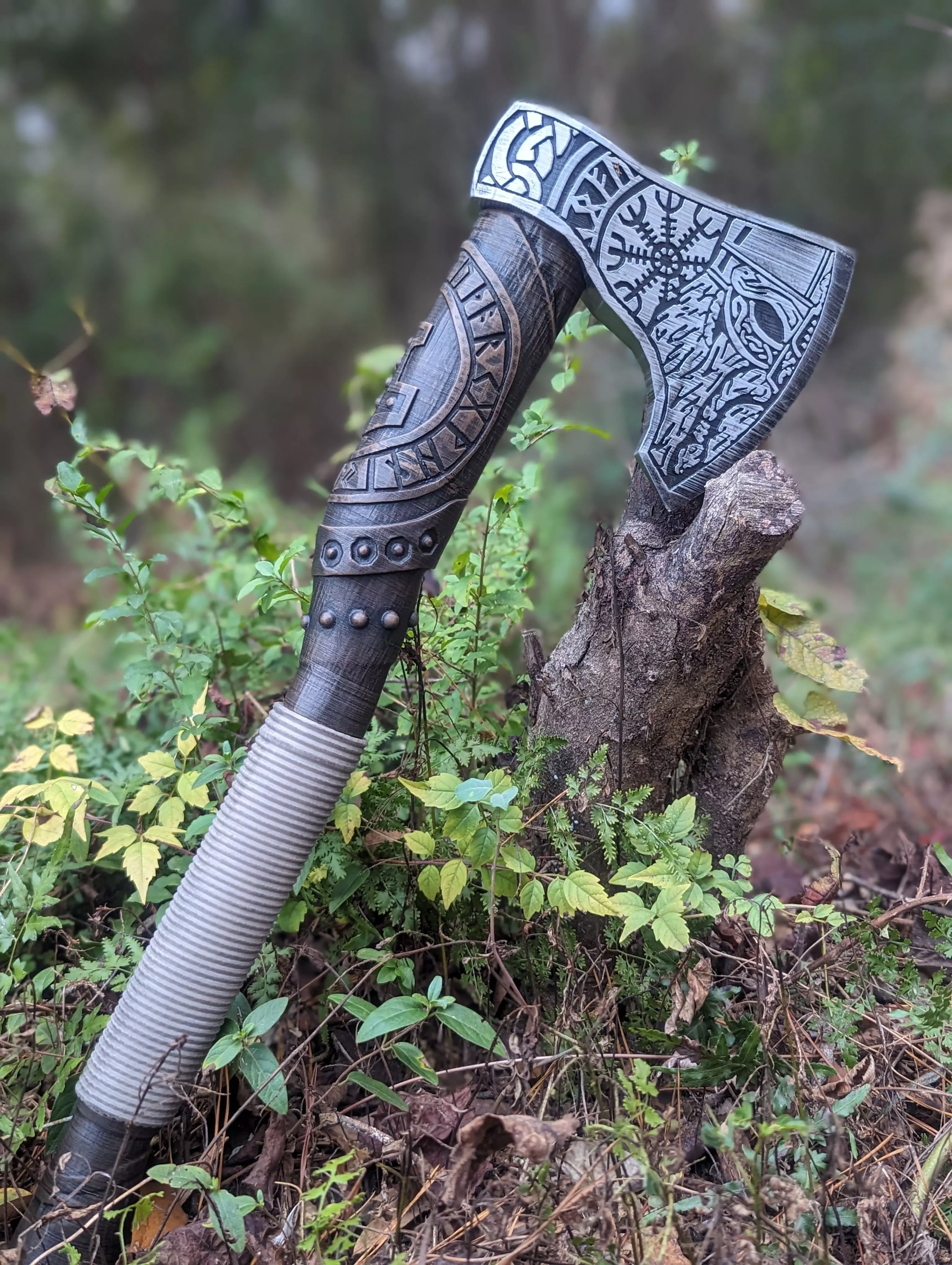Viking Battle Axe 3D print model_0