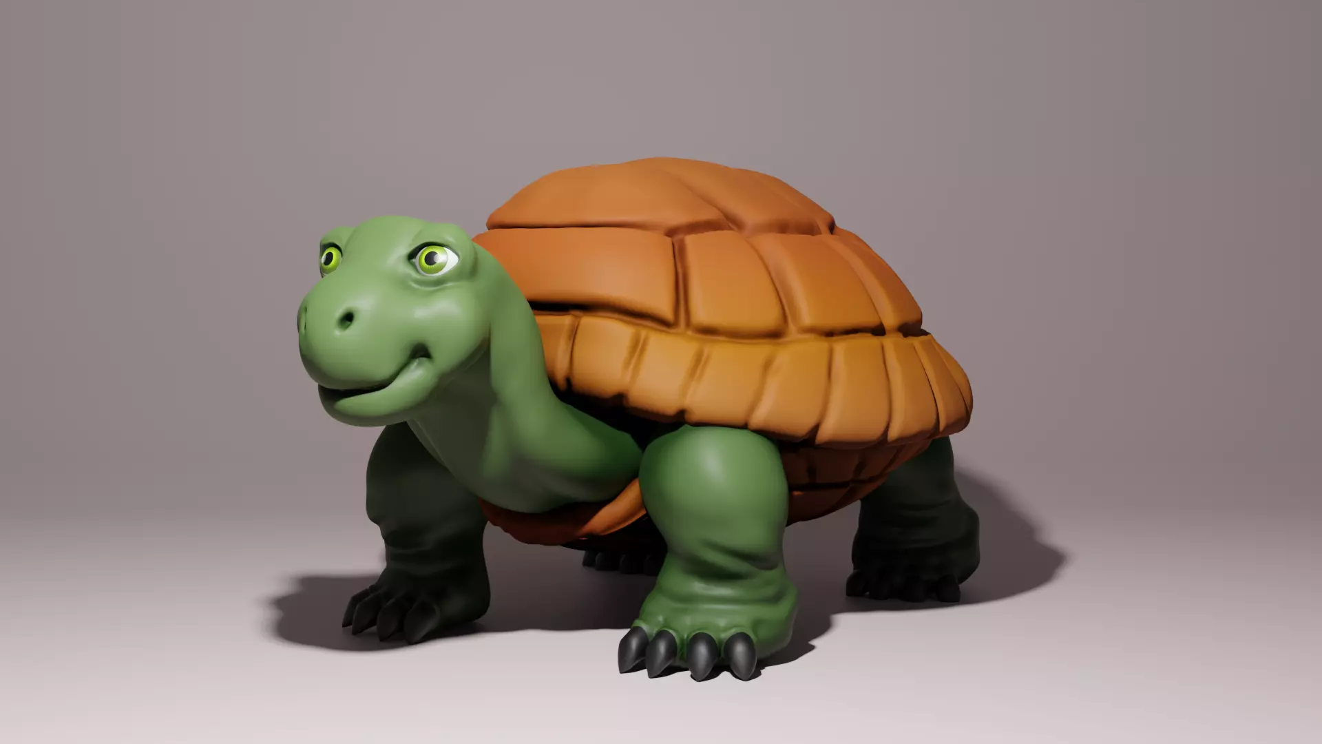Stylized Turtle 3D model_0