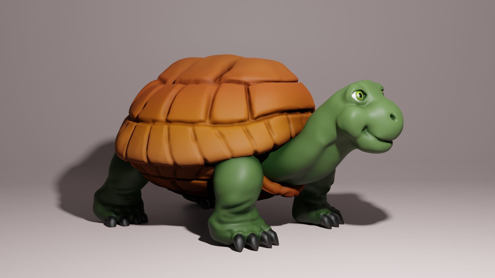 Stylized Turtle 3D model_1