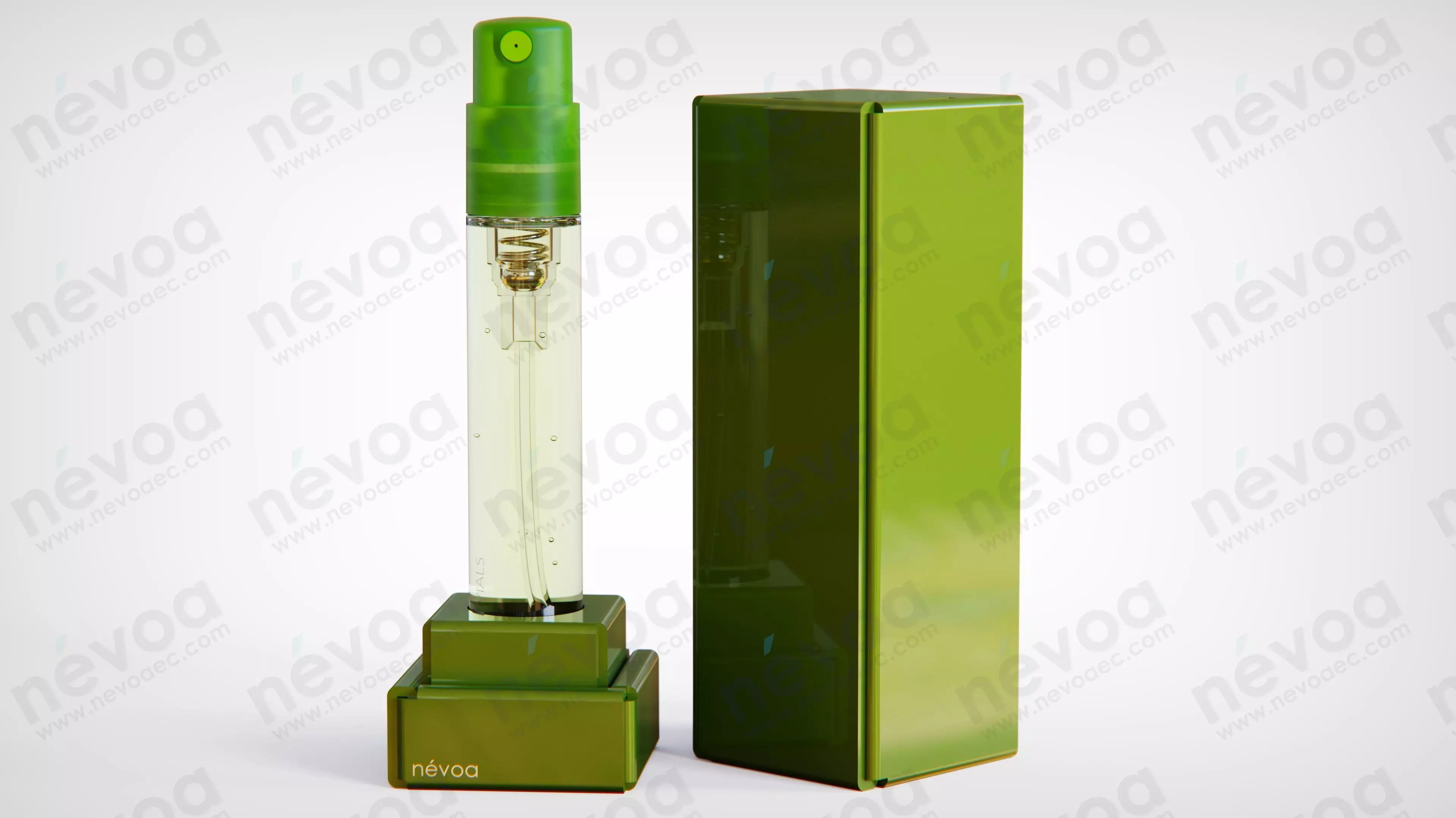 Vial Series S - Spray - Mist sprayer - 3 ml 3D model_0