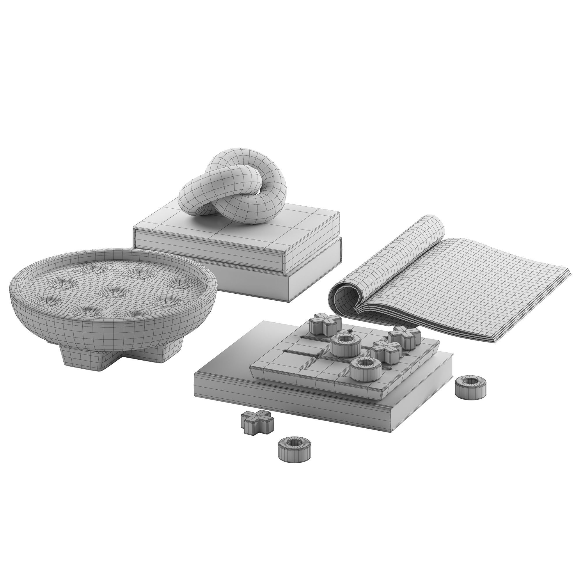 Coffee table decor 05 3D model_6