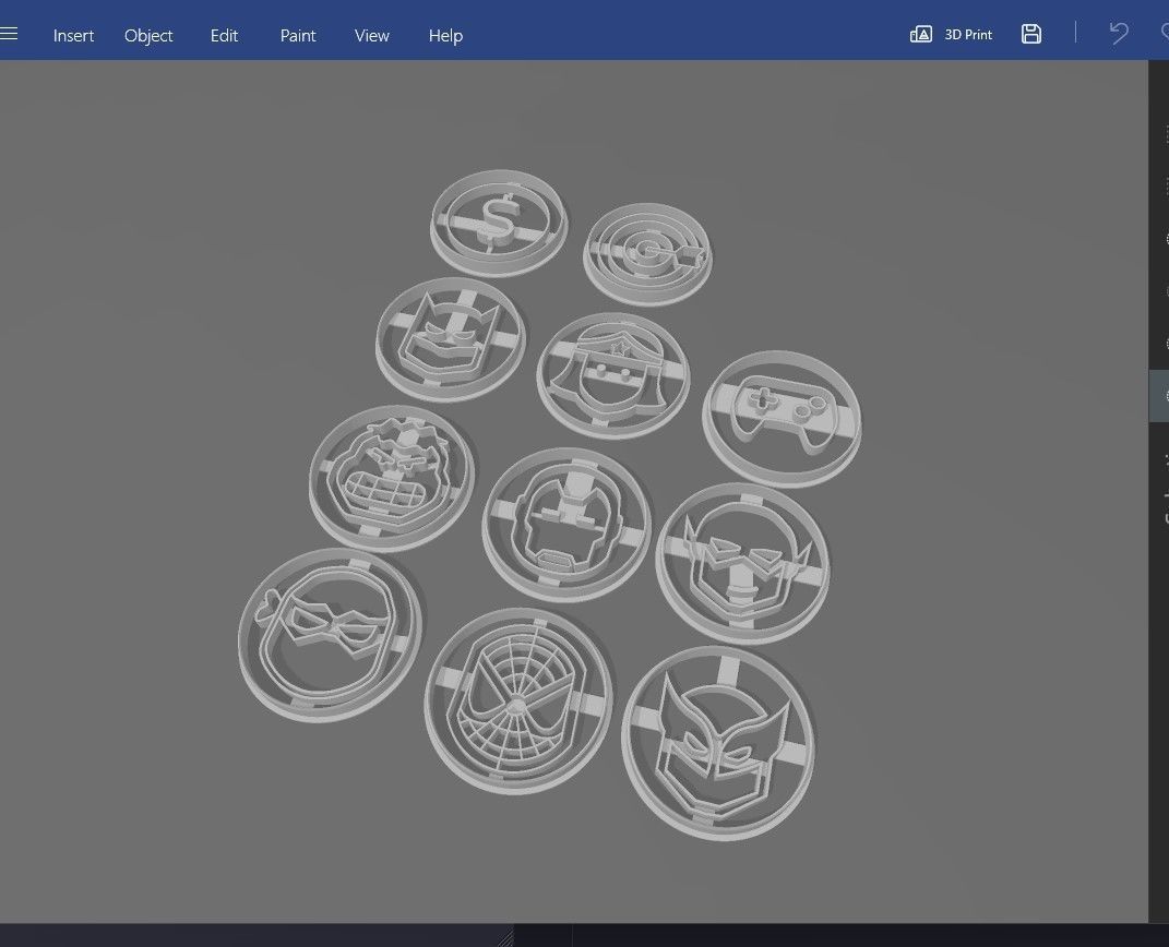   stl super hero Cookie Cutter 3D print model_12