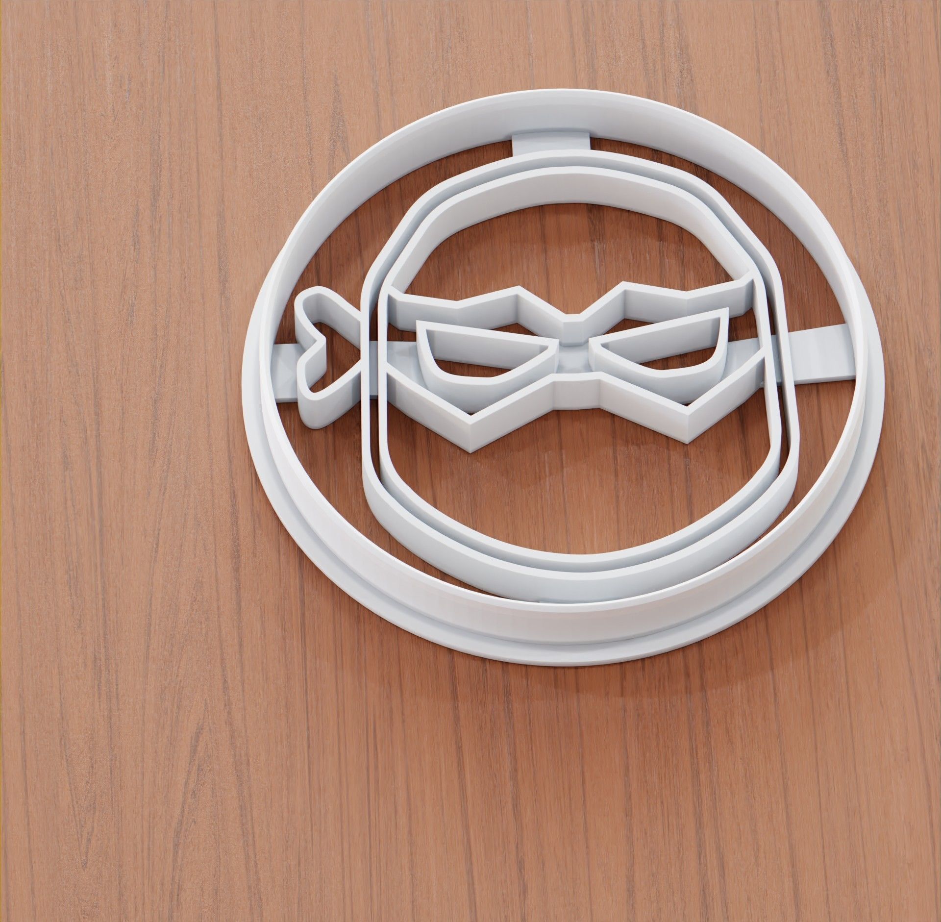   stl super hero Cookie Cutter 3D print model_7