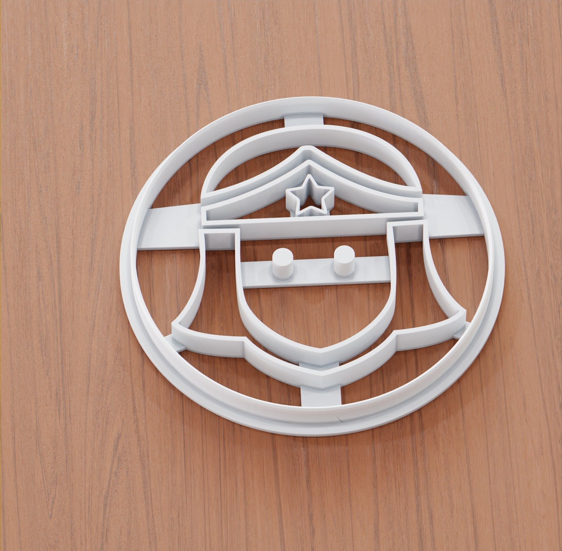   stl super hero Cookie Cutter 3D print model_3