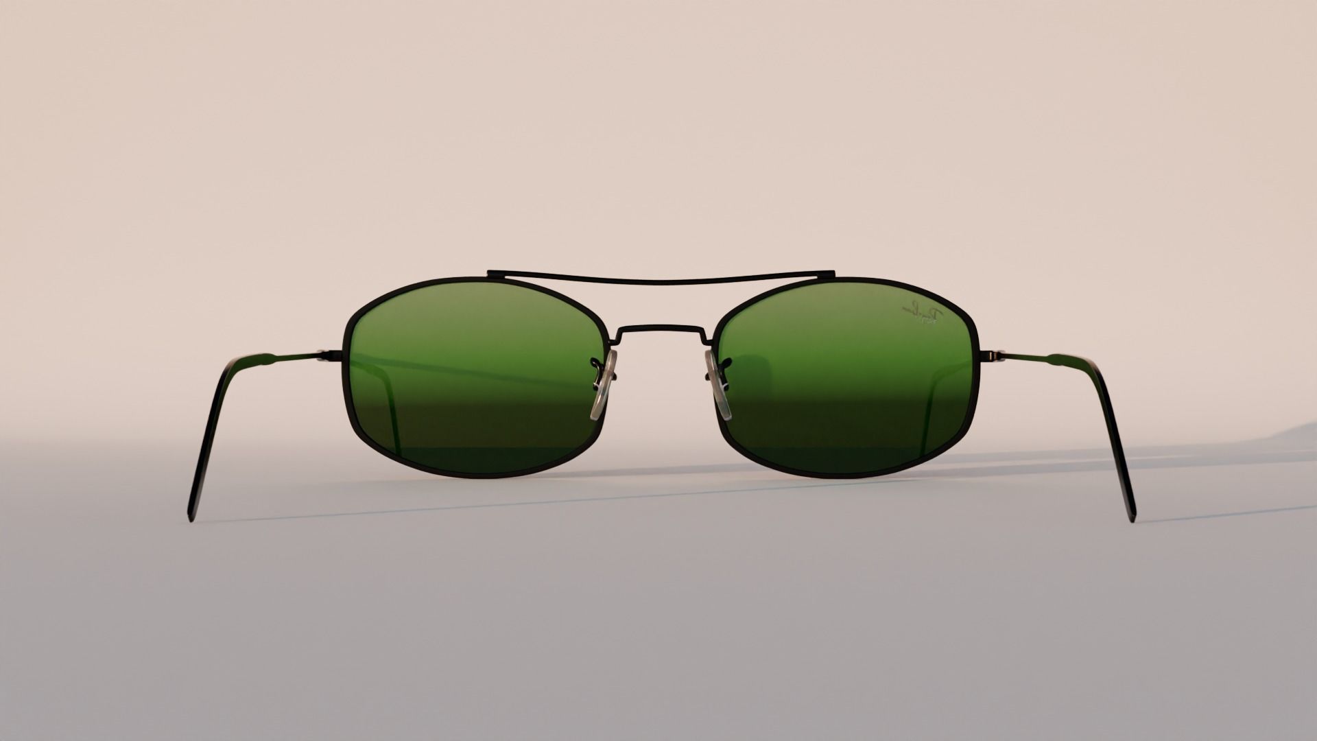 Ray-Ban RB3719 Sunglasses NEW Collection 2024 Low-poly 3D model_5