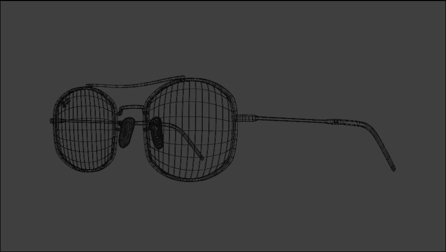 Ray-Ban RB3719 Sunglasses NEW Collection 2024 Low-poly 3D model_10