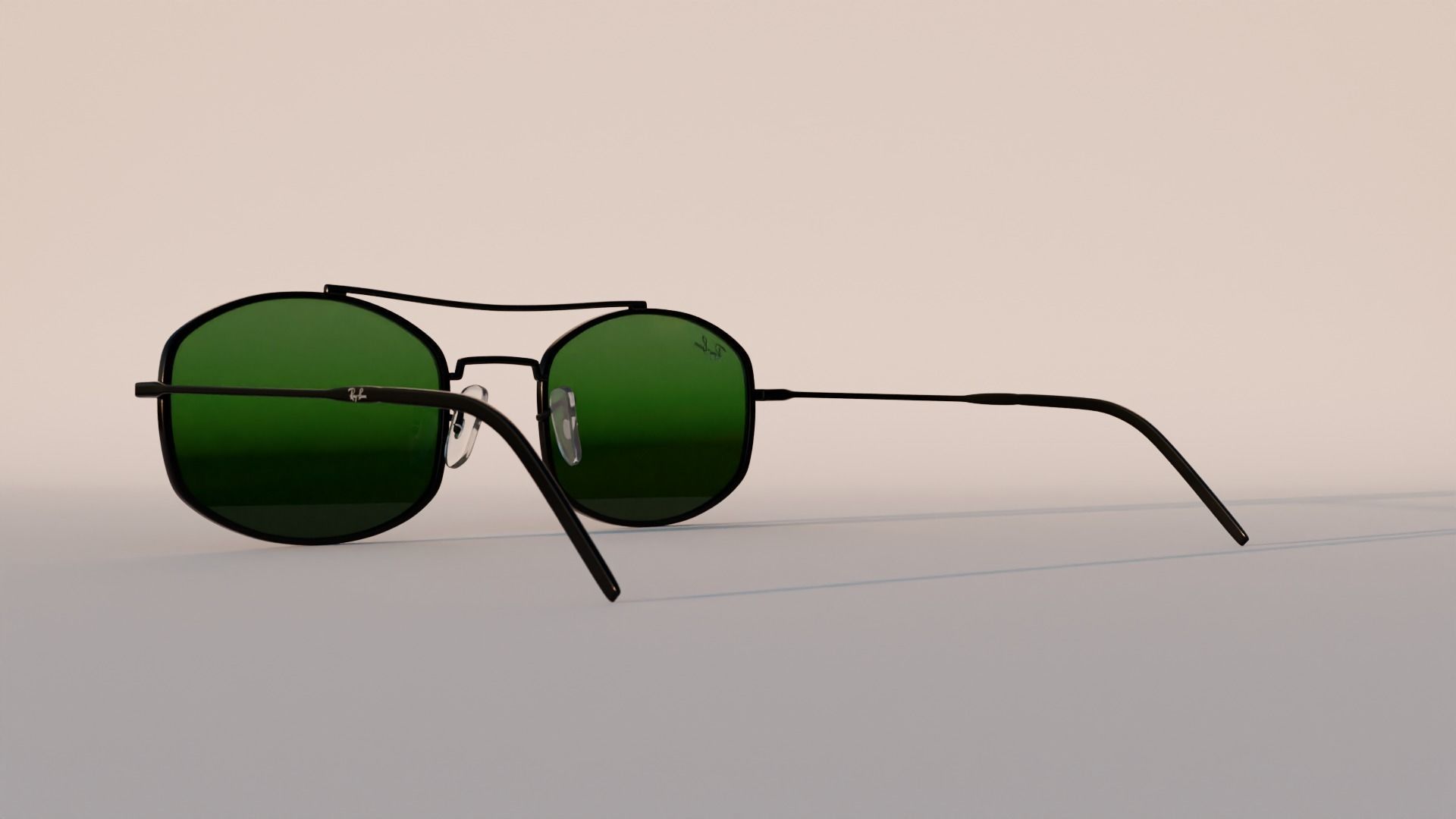 Ray-Ban RB3719 Sunglasses NEW Collection 2024 Low-poly 3D model_4