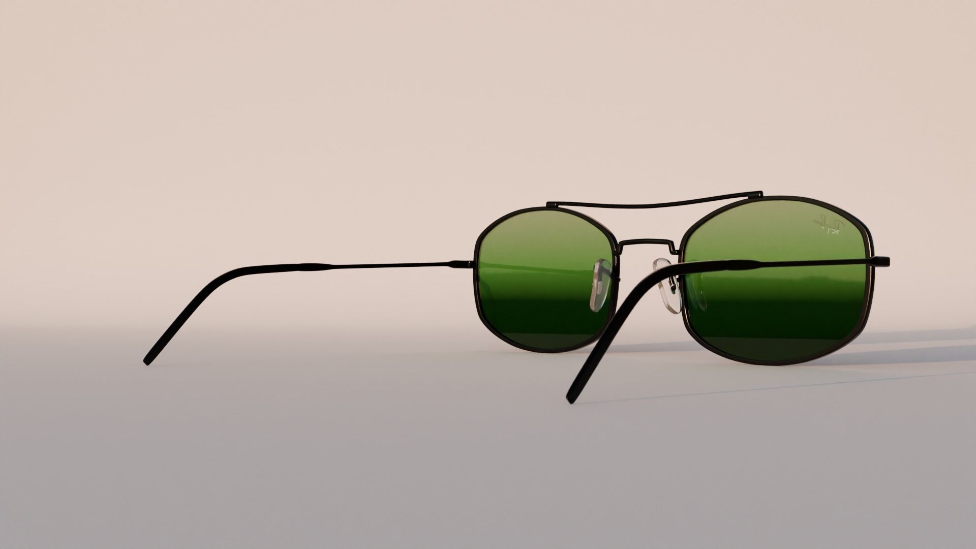 Ray-Ban RB3719 Sunglasses NEW Collection 2024 Low-poly 3D model_6